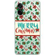 Прозорий чохол BoxFace OnePlus Ace 5 Racing Vintage Christmas Pattern