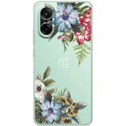 Прозорий чохол BoxFace OnePlus Ace 5 Racing Floral