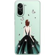 Чохол зі стразами OnePlus Ace 5 Racing Girl in the green dress