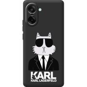 Чорний чохол BoxFace OnePlus Ace 5 Racing Cat in Black