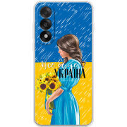 Чохол BoxFace OnePlus Ace 5 Ultra Україна дівчина з букетом