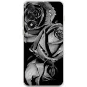 Чохол BoxFace OnePlus Ace 5 Ultra Black and White Roses