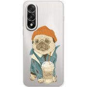 Прозорий чохол BoxFace OnePlus Ace 5 Ultra Dog Coffeeman