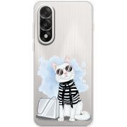 Прозорий чохол BoxFace OnePlus Ace 5 Ultra Cat Style