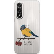 Прозорий чохол BoxFace OnePlus Ace 5 Ultra Синиця і калина