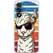 Прозорий чохол BoxFace OnePlus Ace 5 Ultra Стильна Лама