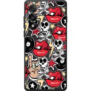 Чорний чохол BoxFace OnePlus Ace 5 Ultra Rock Graffiti