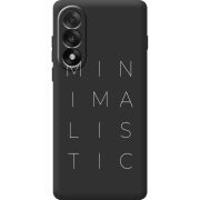 Чорний чохол BoxFace OnePlus Ace 5 Ultra Minimalistic