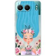 Прозорий чохол BoxFace OnePlus Nord 4 Blue Hair