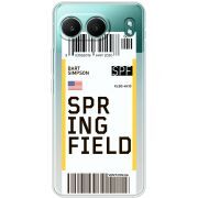 Прозорий чохол BoxFace OnePlus Nord 4 Ticket Springfield