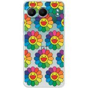 Прозорий чохол BoxFace OnePlus Nord 4 Hippie Flowers