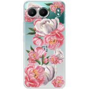 Прозорий чохол BoxFace OnePlus Nord 4 Peony Watercolor Style