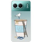 Прозорий чохол BoxFace OnePlus Nord 4 Segull in Cofee Pool