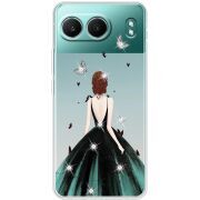 Чохол зі стразами OnePlus Nord 4 Girl in the green dress