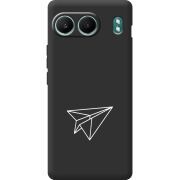 Чорний чохол BoxFace OnePlus Nord 4 Paper Plane