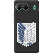 Чорний чохол BoxFace OnePlus Nord 4 Атака Титанов Крылья Свободы