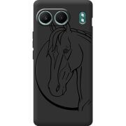 Чорний чохол BoxFace OnePlus Nord 4 Horse
