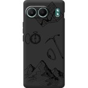 Чорний чохол BoxFace OnePlus Nord 4 Mountains