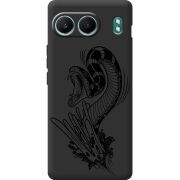 Чорний чохол BoxFace OnePlus Nord 4 Snake