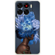 Чохол BoxFace ZTE Blade A56 Exquisite Blue Flowers