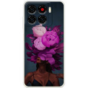 Чохол BoxFace ZTE Blade A56 Exquisite Purple Flowers
