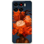 Чохол BoxFace ZTE Blade A56 Exquisite Orange Flowers