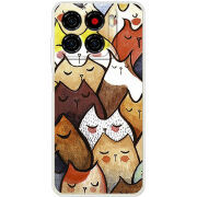 Чохол BoxFace ZTE Blade A56 Sleepy Cats