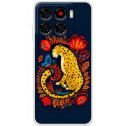 Чохол BoxFace ZTE Blade A56 Petrykivka Leopard