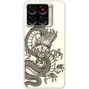Прозорий чохол BoxFace ZTE Blade A56 Chinese Dragon