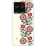 Прозорий чохол BoxFace ZTE Blade A56 Ethno Ornament