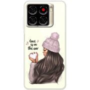 Прозорий чохол BoxFace ZTE Blade A56 love is in the air