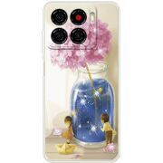 Чохол зі стразами ZTE Blade A56 Little Boy and Girl