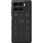 Чорний чохол BoxFace ZTE Blade A56 Minimalistic