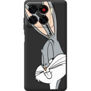 Чорний чохол BoxFace ZTE Blade A56 Lucky Rabbit