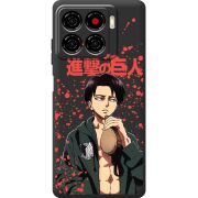 Чорний чохол BoxFace ZTE Blade A56 Атака Титанов Леви