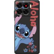 Чорний чохол BoxFace ZTE Blade A56 Гавайський гість Stich