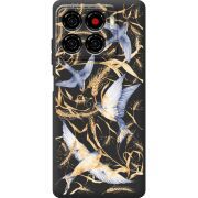 Чорний чохол BoxFace ZTE Blade A56 Ластівки