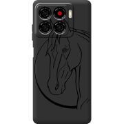 Чорний чохол BoxFace ZTE Blade A56 Horse