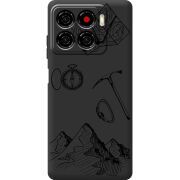 Чорний чохол BoxFace ZTE Blade A56 Mountains