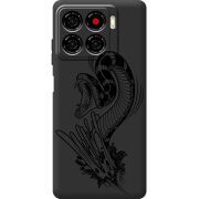 Чорний чохол BoxFace ZTE Blade A56 Snake