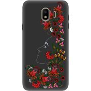 Черный чехол Uprint Samsung J400 Galaxy J4 2018 3D Ukrainian Muse