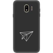 Черный чехол Uprint Samsung J400 Galaxy J4 2018 Paper Plane