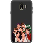 Черный чехол Uprint Samsung J400 Galaxy J4 2018 BTS