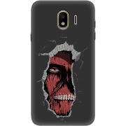 Черный чехол Uprint Samsung J400 Galaxy J4 2018 Нападение на Титана