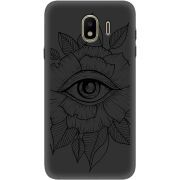 Черный чехол Uprint Samsung J400 Galaxy J4 2018 Eye