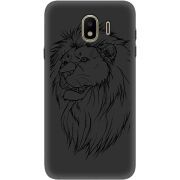 Черный чехол Uprint Samsung J400 Galaxy J4 2018 Lion