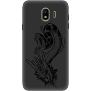 Черный чехол Uprint Samsung J400 Galaxy J4 2018 Snake