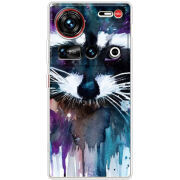 Чохол BoxFace Nubia Z70 Ultra Акварельный енот