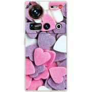 Чохол BoxFace Nubia Z70 Ultra Сердечки