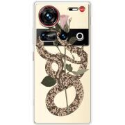 Прозорий чохол BoxFace Nubia Z70 Ultra Glamor Snake